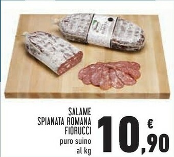 Conad City Fiorucci Salame Spianata Romana offerta
