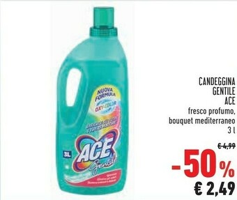 Conad Ace Candeggina Gentile Fresco Profumo offerta