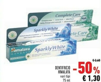 Conad Himalaya Dentifricio Sparkly White offerta