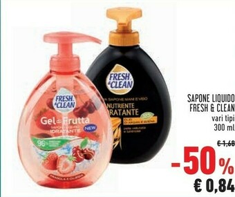 Conad Fresh & Clean Sapone Liquido Gel Di Frutta offerta