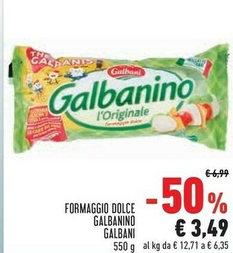 Conad Galbani No 550 G(ml) offerta