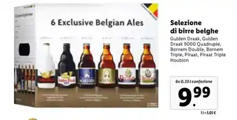 Selezione di birre belghe 6x0,33 l confezione