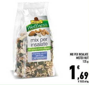 Conad Mister nut Mix Per Insalate 125 G(ml) offerta
