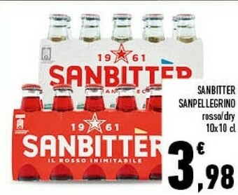 Conad San Pellegrino Sanbittèr 1000 G(ml) offerta