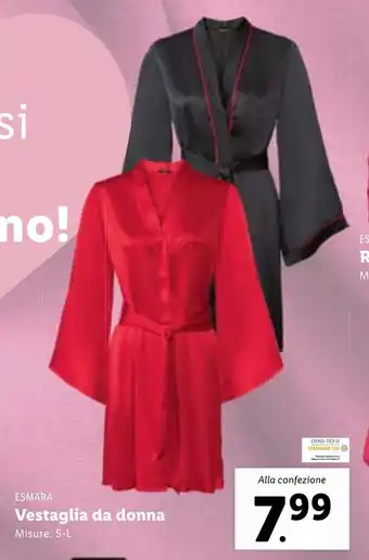 Esmara Vestaglia da donna S-L