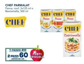 Esselunga Chef Parmalat Panna conf. 3 x 125 ml o Besciamella 500 ml offerta