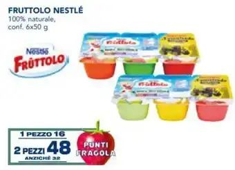 Esselunga Nestlé Fruttolo 1005 naturale conf. 6 x 50 g offerta