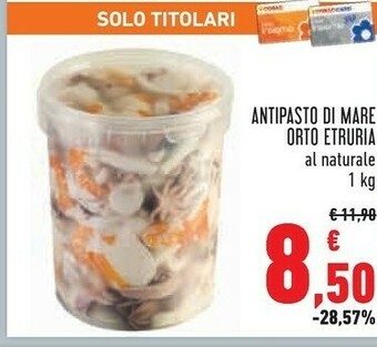 Conad Etruria Antipasto Di Mare Orto offerta