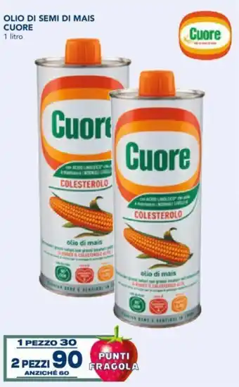 Esselunga Cuore Olio di Semi di Mais 1 litro offerta