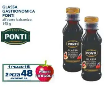 Esselunga Glassa Gastronomica Ponti all aceto balsamico 145 g offerta