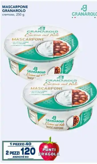 Esselunga Granarolo Mascarpone cremoso 250 g 2 pezzi offerta