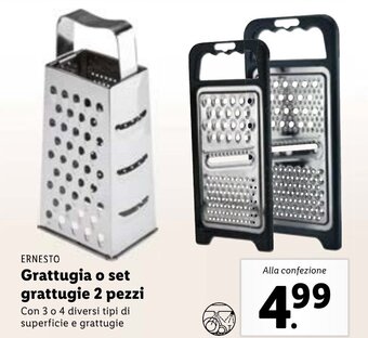 Lidl Ernesto Grattugia o set grattugie 2 pezzi offerta