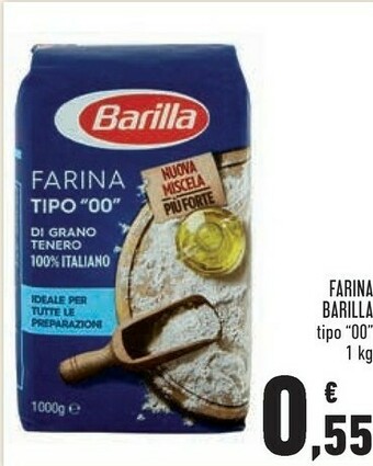 Conad Barilla Farina Di Grano Tenero Tipo "00" 1000 G(ml) offerta