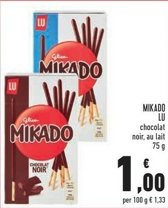 Lu - Mikado King Cioccolato Fondente