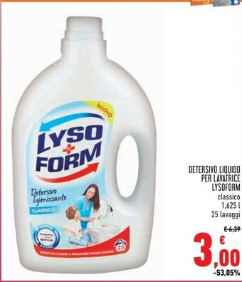 Conad Lysoform Detersivo Liquido Per Lavatrice offerta