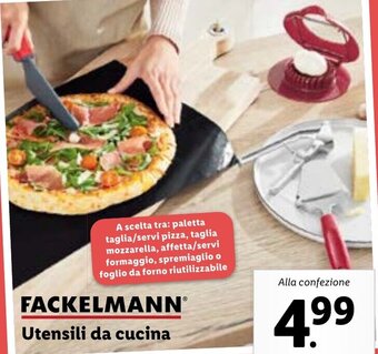 Lidl Fackelmann Utensili da cucina offerta