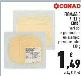 Conad Conad Formaggio A Fette offerta