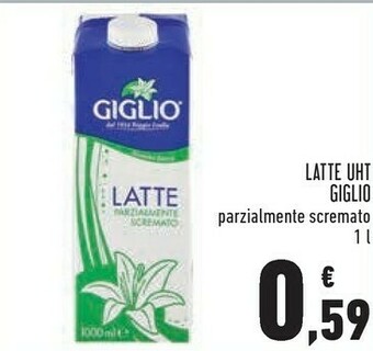 Conad Giglio Latte Parzialmente Scremato 1000 G(ml) offerta
