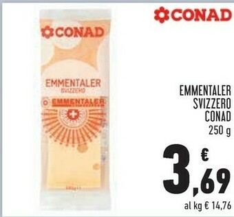 Conad Conad Emmentaler Svizzero offerta