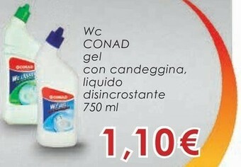 Conad Conad Wc Gel Con Candeggina offerta