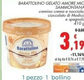Conad Sammontana Barattolino Gelato Amore Mio offerta