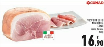 Conad Conad Prosciutto Cotto Alta Qualita offerta
