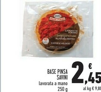 Conad Savini Base Pinsa offerta