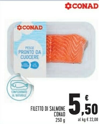 Conad Conad Filetto Di Salmone offerta