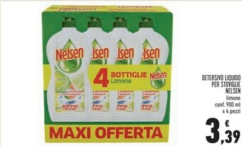 Conad Nelsen Detersivo Liquido Per Stoviglie offerta