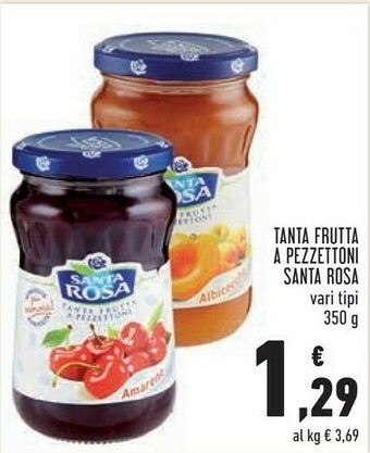 Conad Santa rosa Confettura Di Mirtilli Selvatici Con Tanta Frutta A Pezzettoni 350 G(ml) offerta