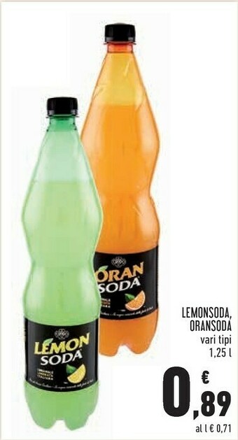 Conad Lemonsoda, Oransoda offerta