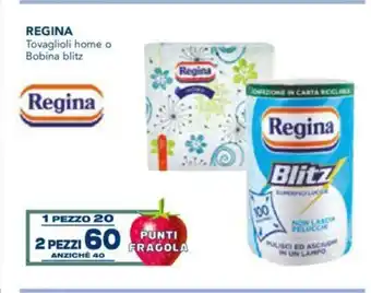 Esselunga Regina Tovaglioli home Bobina blitz offerta