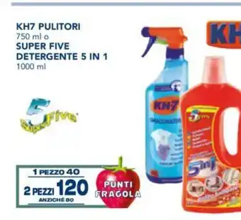 KH7 Pulitori 750 ml o Super Five Detergente 5 In 1 1000 ml