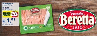 Esselunga Mortadella a fette, 120 g offerta