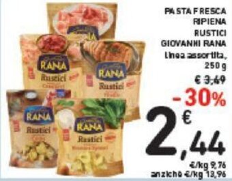 Conad Giovanni Rana Pasta Fresca Ripiena Rustici 250 g offerta