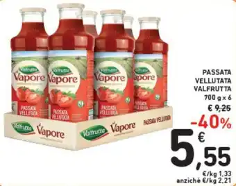 Conad Valfrutta Passata Vellutata 700 g x 6 offerta