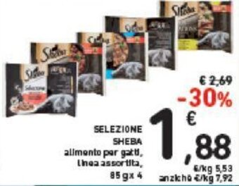 Conad Sheba Selezione 85 g x 4 offerta