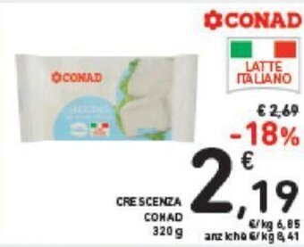 Conad Conad Crescenza 320 g offerta