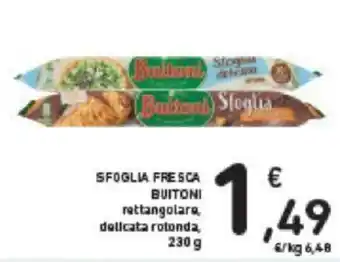Conad Buitoni Sfoglia Fresca 230 g offerta