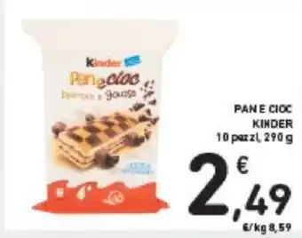 Conad Kinder Pane Cioc 10 pezzi, 290 g offerta