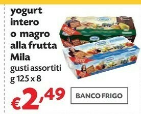Pam Mila - Yogurt Intero Vaniglia offerta