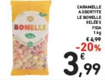 Conad Caramelle Assortite Le Bonelle Gelées Fida 1 kg offerta