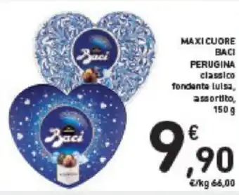 Conad Perugina Baci Maxi cuore 150 g offerta