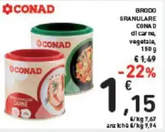 Conad Conad Brodo Granulare 150 g offerta