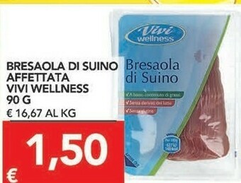 TuoDi Vivi wellness Bresaola Di Suino 90 G(ml) offerta