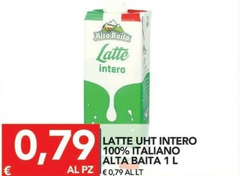 TuoDi Alta baita Latte UHT Intero 100% Italiano offerta