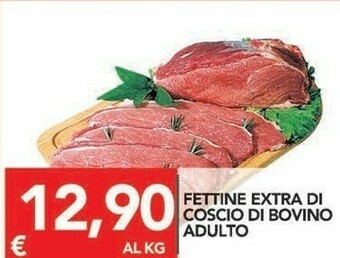 TuoDi Fettine Extra Di Coscio Di Bovino Adulto offerta