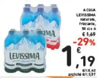 Conad Levissima Acqua 50 cl x 6 offerta