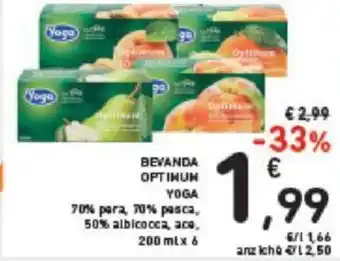 Conad Yoga Optimum Bevanda 200 ml x 6 offerta
