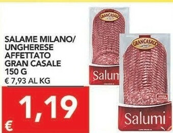 TuoDi Gran Casale - Salame Milano 150 G(ml) offerta